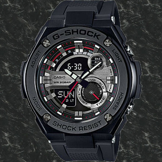 CASIO G-Shock G-Steel 'Black' GST-210B-1A