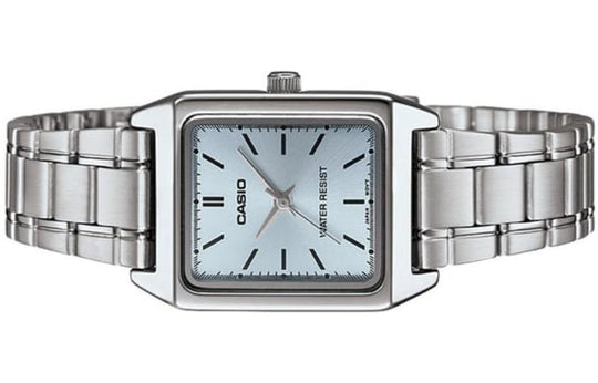 CASIO DRESS Retro Small quartz Watch Silver Analog LTP-V007D-2E