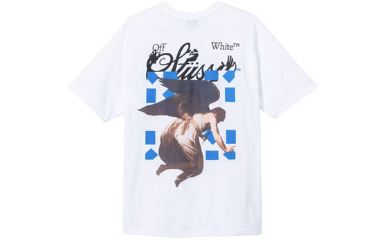 Outfit off white stussy virgil abloh 40 years t shirt