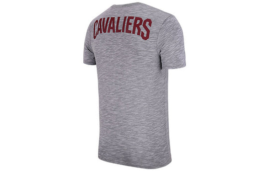 Men's Nike Dry NBA Cleveland Cavaliers Sports Short Sleeve Gray T-Shirt 870259-063 T-shirts - KICKSCREW