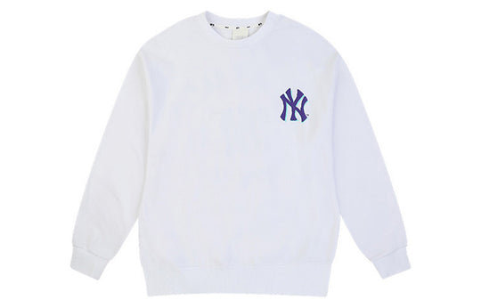 MLB Play Series Yankees Long Sleeve Loose Graffiti Sweater Unisex White 31MT07011-50W