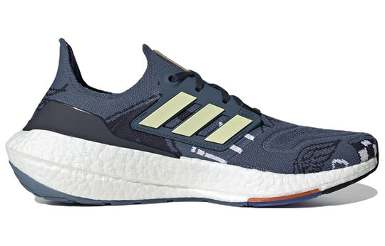 Adidas Ultraboost 22 Shoes 'Wonder Steel Almost Yellow Legend Ink' GX9 ...