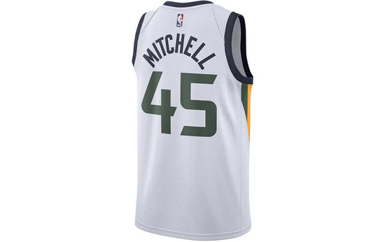 Nike NBA Basketball Jersey/Vest SW Fan Edition Utah Jazz 4 No. 5 White Green Whitegreen 864453-102