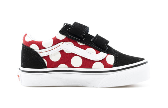 (PS) Vans Old Skool K 'Black Red' VN0A4BUV2JX