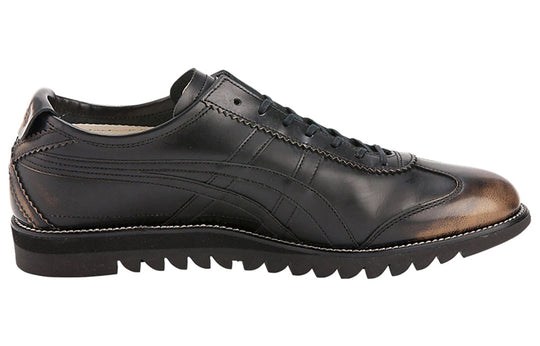 Onitsuka tiger mexico hot sale 66 black leather