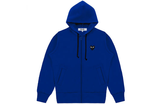 COMME des GARCONS PLAY Zip Up Hoodie 'Blue' AZ-T254-051-2