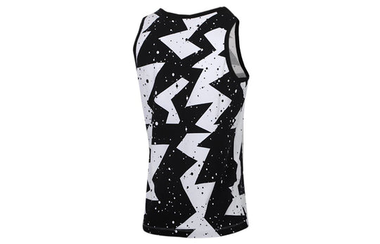 jordan men jordan printed poolside tank top black