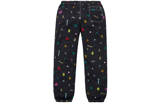 Supreme SS19 Deep Space Skate Pant Creative Pattern Casual Pants