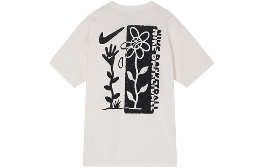 Men's Nike Logo Printing Pattern Pullover Casual Short Sleeve White T-Shirt  DX3328-905