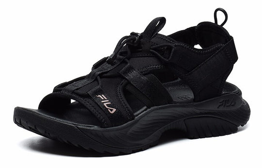 WMNS) Fila Fusion Sandals 'Black' T12W125402FBK - KICKS CREW