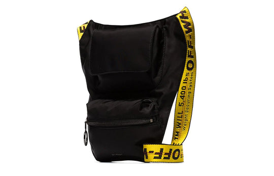 Off-White FW19 Industrial Crossbody Bag Black OMNA075E19E480021000 - KICKS  CREW