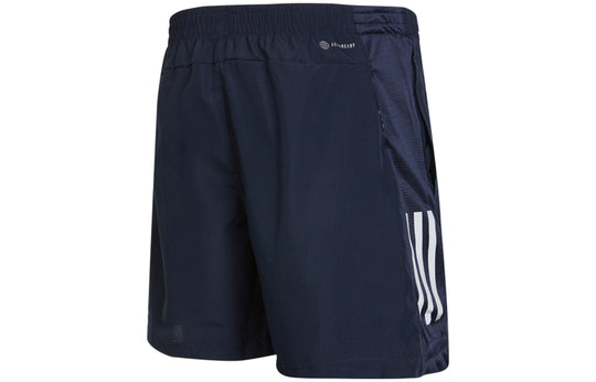 adidas Colorblock Stripe Sports Training Woven Shorts Navy Blue HB7455 ...