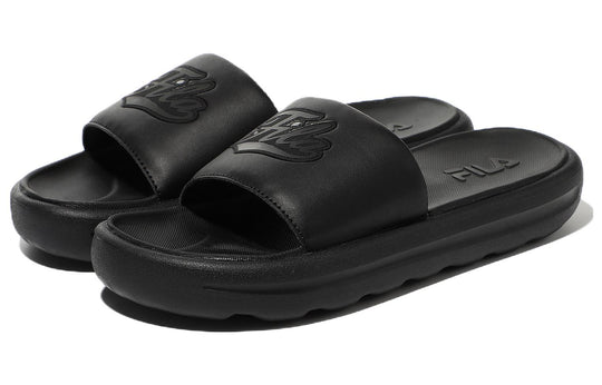 FILA Drifter Tube Casual Sports Slippers Unisex Black Version 1SM01943E_001