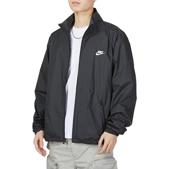 Nike Club+ Full Zip Woven Jacket 'Black' DX0673-010 - KICKS CREW