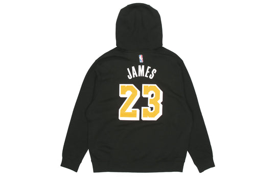 Men's Nike Los Angeles Lakers Lebron James No. 23 NBA Player Long Sleeves Black DN4984-010