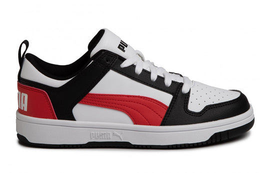 (GS) PUMA Rebound Layup Low SL Jr Sneakers Red/Black 370490-07