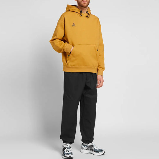 Nike ACG Hoody Casual Sports Fleece Stay Warm Yellow BQ3453 790