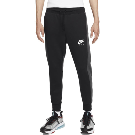 Nike Sportswear Air Fleece Pants 'Black Charcoal Grey' DD6348-010