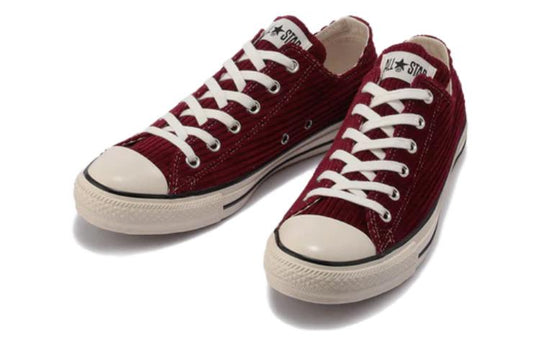 Converse All Star US Corduroy OX 'Red White' 31307720 - KICKS CREW