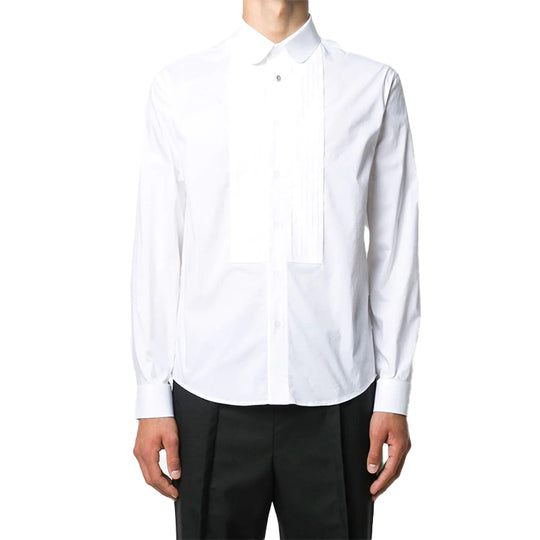 OFF-WHITE Fw20 Now Print Tuxedo Long Sleeve Shirt OMGA120E20FAB0020110 ...