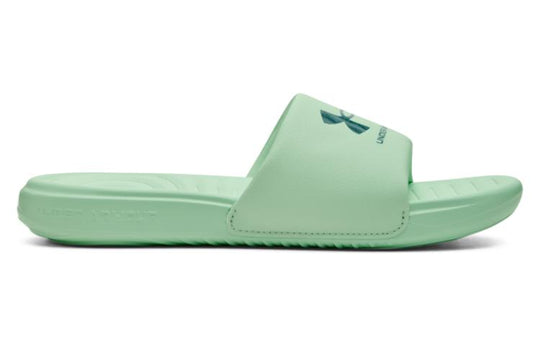 (WMNS) Under Armour Ansa Fixed Slide 'Aqua Foam' 3023772-306-KICKS CREW