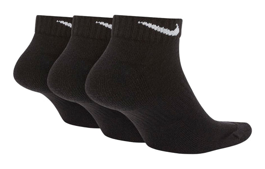 Nike Shock Absorption Training Socks Couple Style 3 Pairs Black SX7670 ...