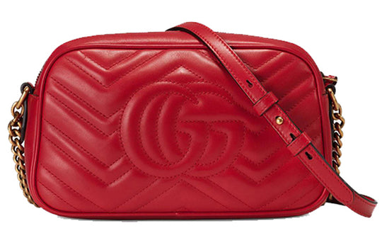 Gucci marmont cheap red bag