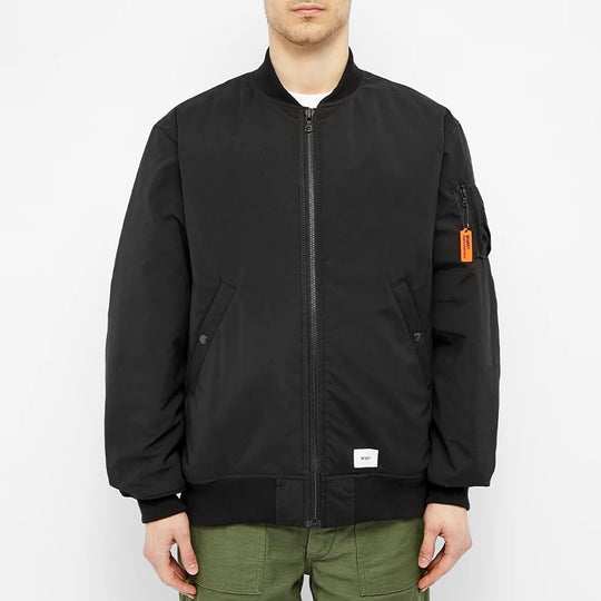 WTAPS WI baseball uniform Jacket Unisex Black 192WVDT-JKM06-BK