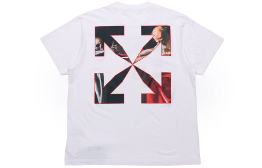 Off-White Caravaggio Over Tee 'White' OMAA038R21JER0030125 - KICKS ...