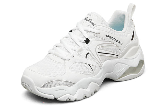 (WMNS) Skechers D'Lites 3.0 Air Low-Top Running Shoes White/Black 8960 ...