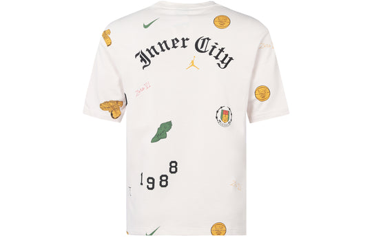 Nike T-shirt x HTG 'White Cream' DX6246-030 - KICKS CREW