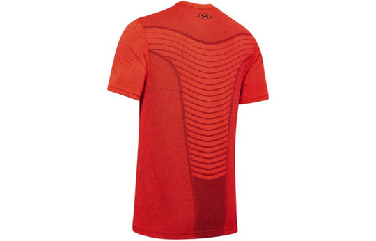  Seamless Wave SS, orange - men's short sleeve t