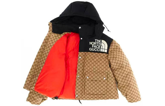 WMNS) Gucci x The North Face GG Padded Short Jacket 'Black Ebony 