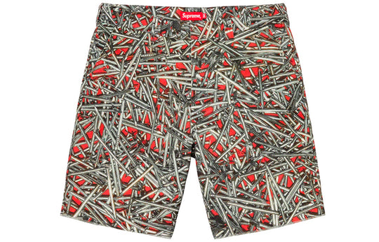 Supreme SS20 Week 12 Nails Work Short Logo 'Black Orangered' SUP-SS20- -  KICKS CREW