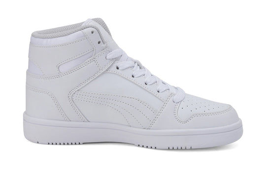 (GS) PUMA Rebound Layup Sl Mid White 370486-02 - KICKS CREW