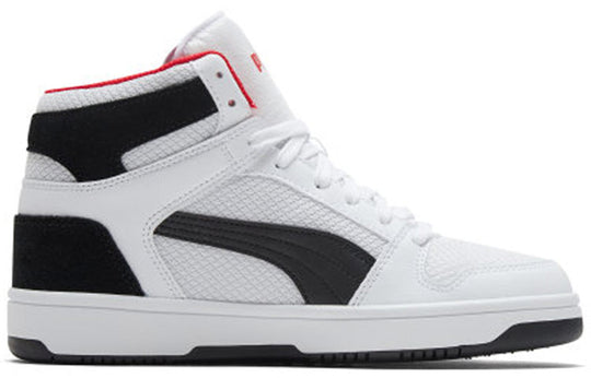 PUMA Rebound LayUp Mesh 'White Black' 370913-02 - KICKS CREW