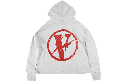 VLONE x Fragment Design Unisex Logo V Grey Red VLHD17FW003 KICKS