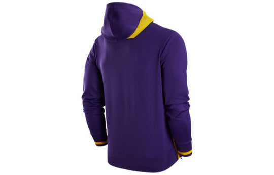 Nike NBA Logo Zipped Hooded Jacket 'Lakers Purple' DR2084-504