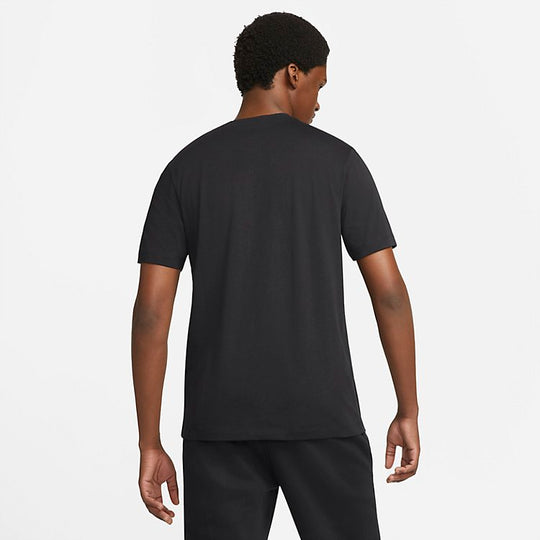 Nike Sportswear Swoosh Oval T-Shirt 'Black' DM6343-010