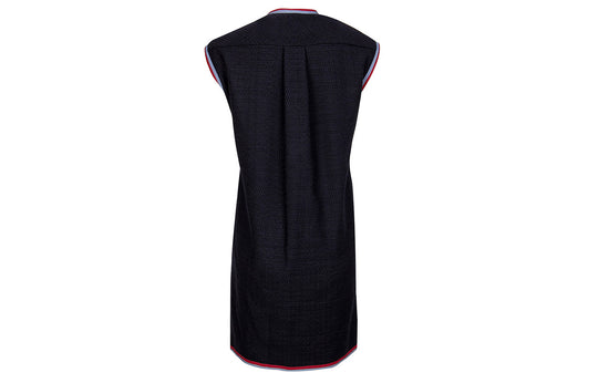 GUCCI SS21 Collar Single Breasted Sleeveless Black Dress 584870-ZABID-1043 Dress - KICKSCREW