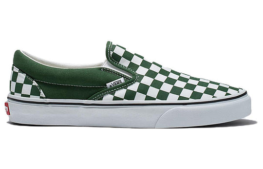 Vans Slip-On 'White Green' VN0A7Q5D6QU-KICKS CREW