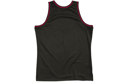 Mitchell & Ness x NBA Chicago Bulls Big Face 5.0 Black & RedBasketball  Jersey