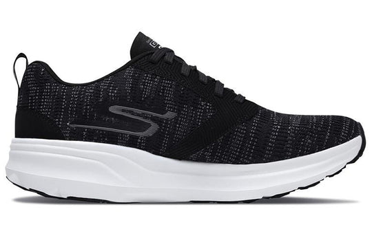 Skechers Go Run Black 55200-BKW - KICKS CREW