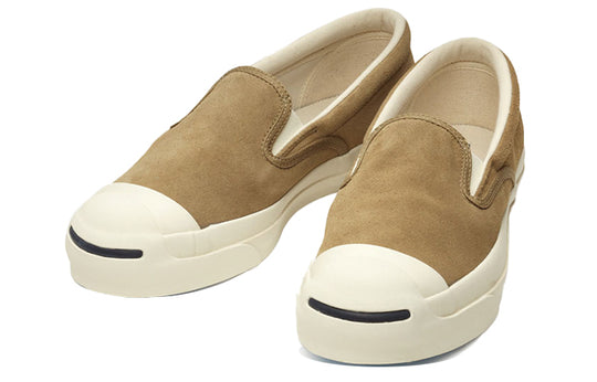 Converse Jack Purcell Ret Suede Slip-On Light Brown 'Light White