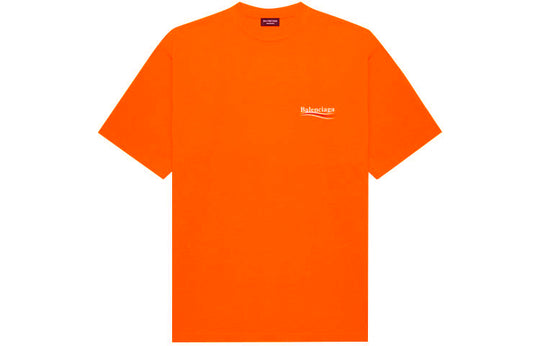 Balenciaga Large Fit T Shirt Fluo Orange 641675TKVE87073