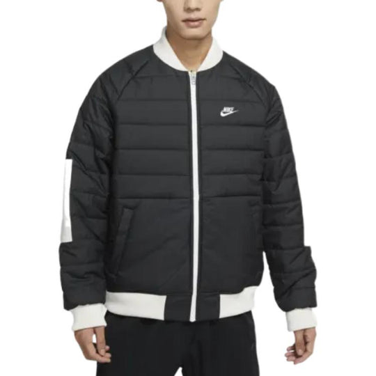 Nike 2-way padded bomber jacket 'Black White' DD6850-030