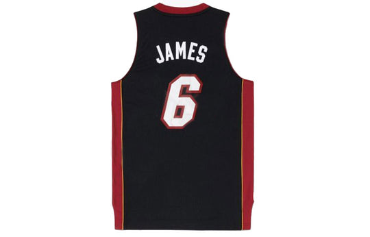 Adidas LeBron James Miami Heat Authentic Jersey Black Men's Size