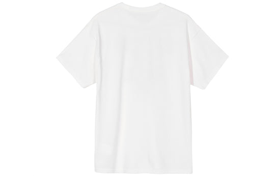 Nike x Stussy Increase the Peace T-Shirt Crossover Printing Short Sleeve  White CU9252-100