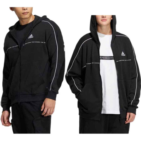 adidas Word SWT Full-Zip Hoodie 'Black' IA9435