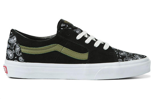 Vans Sk8-Low 'Paisley Suede Black Green' VN0A5KXDBLK - KICKS CREW